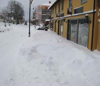 Av og til er det mye snø i Vikersund!